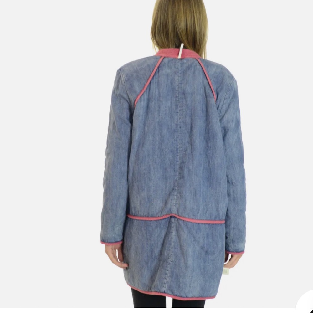 FREE PEOPLE Belario reversible paisley chambray jacket, S. - Picture 8 of 13